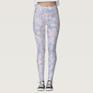 Light Pink and Blue Leggings