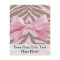 Light Pink and Brown Zebra w/ Ribbon Bow
