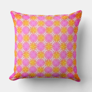 Light Pink and Golden Yellow Cushion