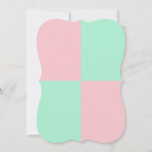 Light Pink And Light Mint Colours