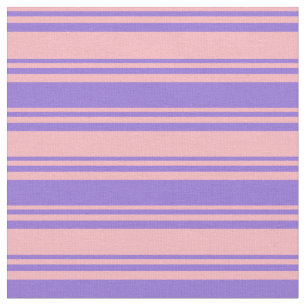 Light Pink and Purple Colored Lined Pattern Fabric