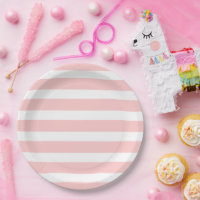 Light Pink and White Stripes