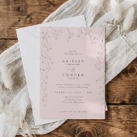 Light Pink Baby's Breath Wildflower Boho Wedding