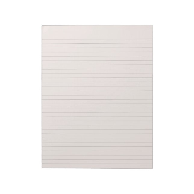 Light Pink Blush Stationery Lined Notepad (Rotated)
