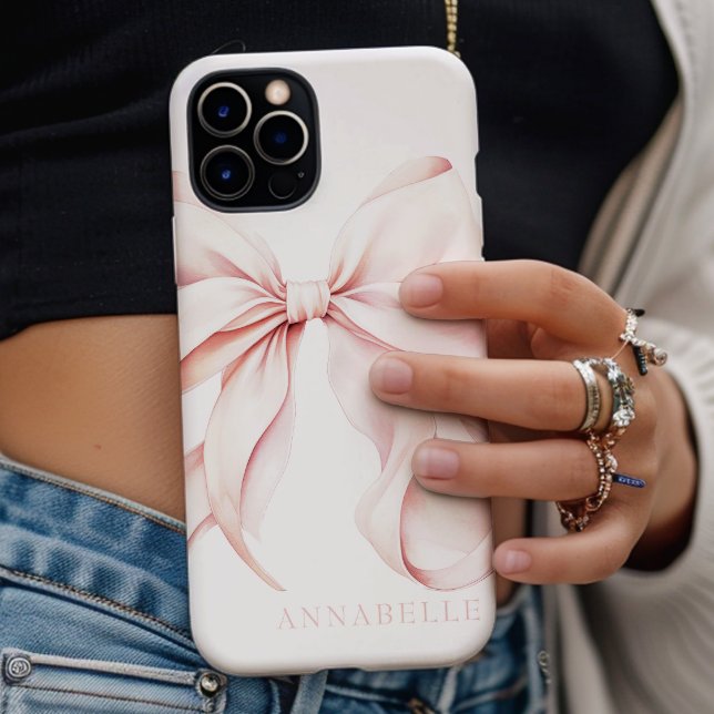 Light Pink Bow iPhone / iPad case (Creator Uploaded)