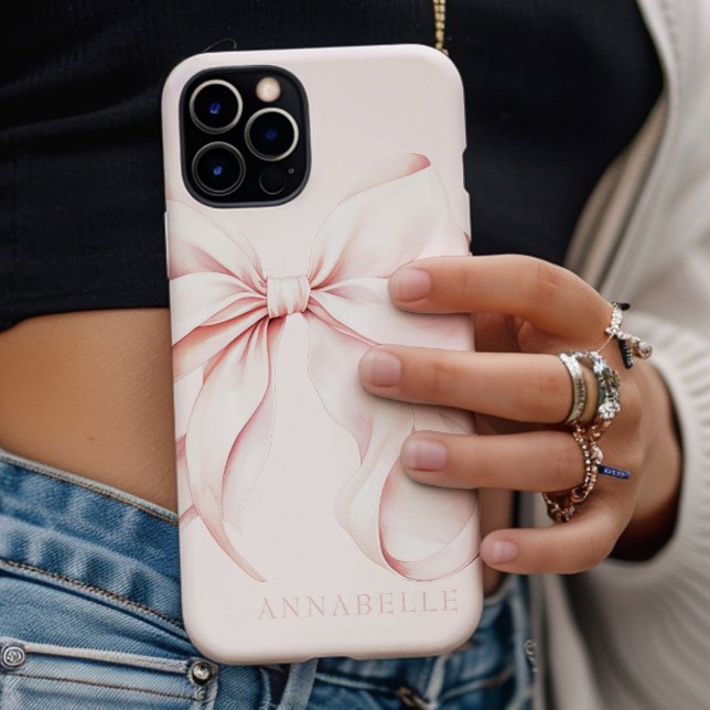 Light Pink Bow iPhone / iPad case (Creator Uploaded)