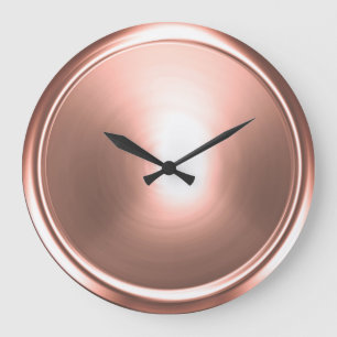 Light Pink Button Large Clock