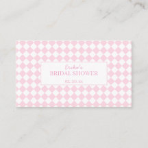 Light pink Classic Design Bridal Enclosure Card