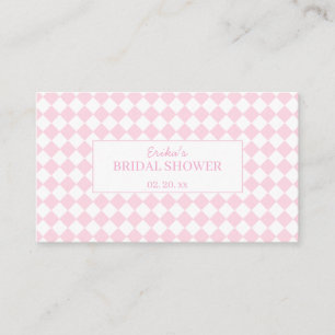Light pink Classic Design Bridal Enclosure Card