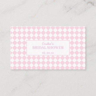 Light pink Classic Design Bridal Enclosure Card