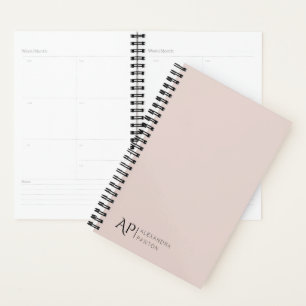 Light Pink Custom Monogram 2024 Planner
