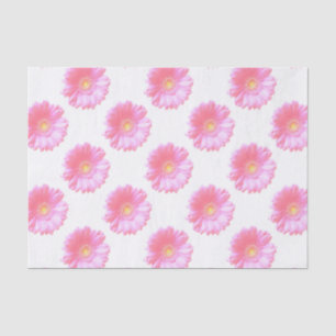 Light pink gerbera daisy tissue paper