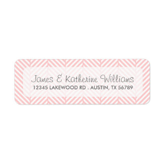 Light Pink Herringbone Modern Wedding