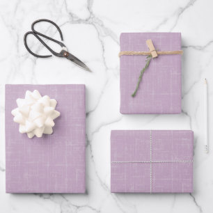 Light Pink Linen Wrapping Paper Sheet