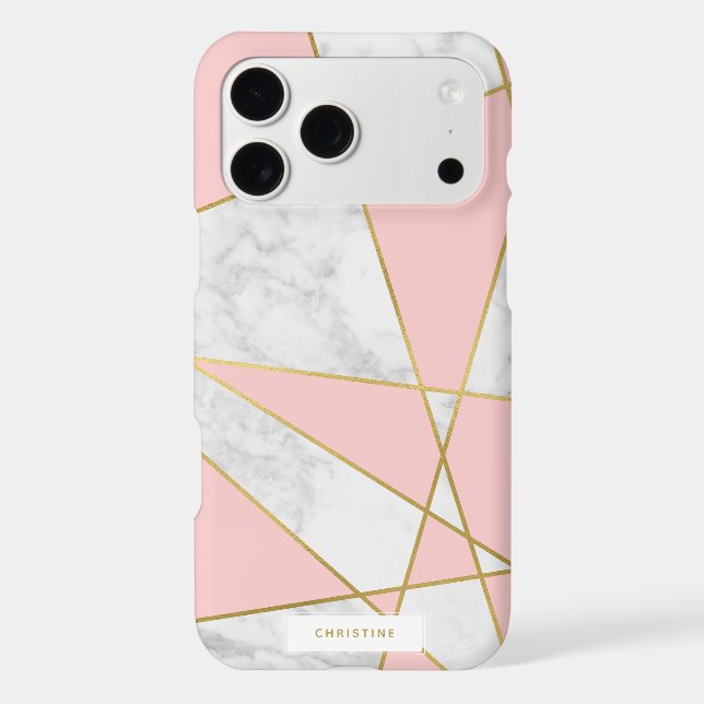 Light Pink Marble and Gold (Back)