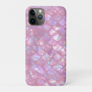 Light Pink Mermaid Print Case-Mate iPhone Case