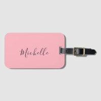 Light Pink Professional Unique Classic Handwriting