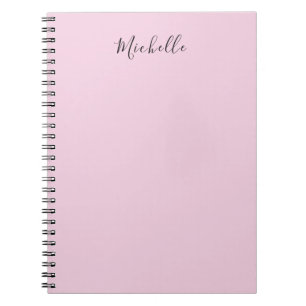 Light Pink Professional Unique Classic Handwriting Notebook