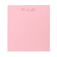 Light Pink Professional Unique Classic Handwriting
