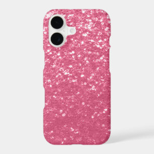 Light pink rose faux sparkles glitter