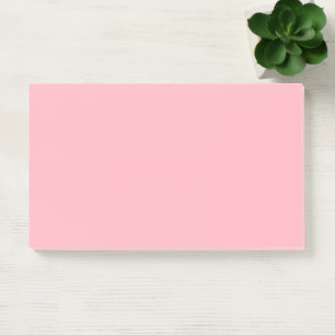 Light Pink Simple 10" x 6" Post-it Notes