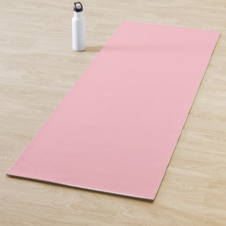 Light Pink Solid Colour Girly Pastel Yoga Mat