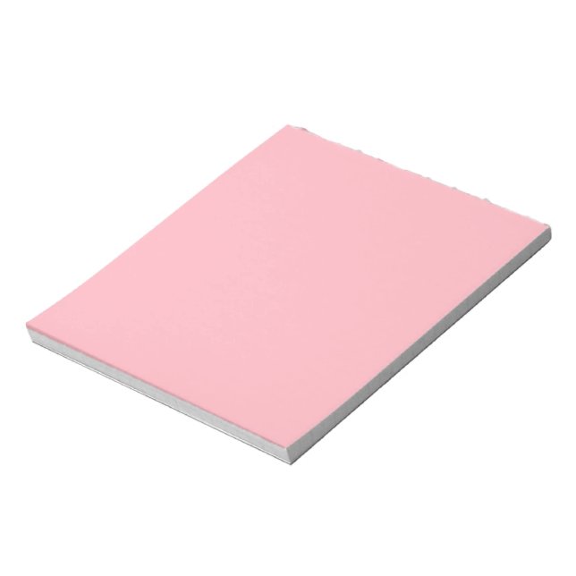 Light Pink Solid Colour Notepad (Rotated)
