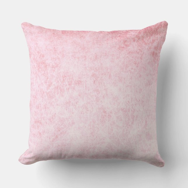 Light Pink velvet texture print Cushion (Front)