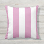 Light Pink Vertical Stripes Outdoor Throw Pillow<br><div class="desc">Add a splash of colour to your garden furniture with this Light Pink Vertical Stripes Outdoor Throw Pillow. Designed to withstand the weather come rain or shine, each outdoor pillow is made from UV and mildew resistant polyester. Perfect for indoors as well! Different size and fabric options available to choose...</div>