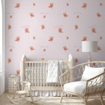 Light Pink Vintage Teddy Bear Nursery
