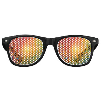Light pointillism art retro sunglasses