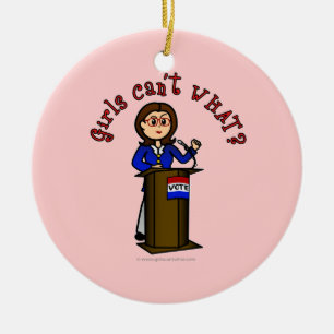 Light Politician Ceramic Tree Decoration