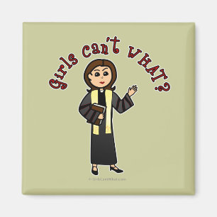 Light Preacher Girl Magnet