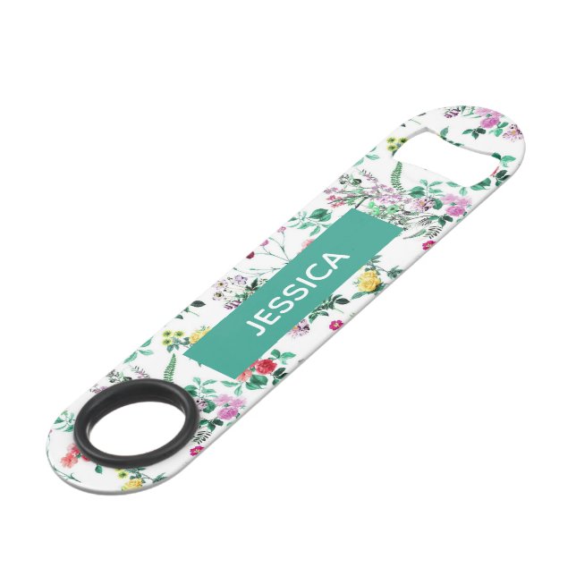 Light Pretty Summer Floral Personalised (Front Angled)