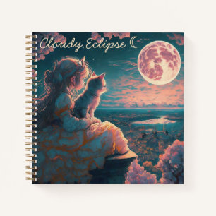 Light Princess and Cat Spiral Notebook