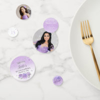 Light Purple and Silver Elegant Photo