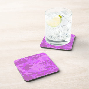 Light Purple Camouflage Coaster
