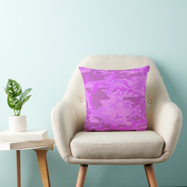 Light Purple Camouflage Cushion (Chair)