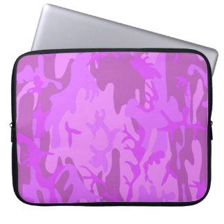 Light Purple Camouflage Pattern Laptop Sleeve
