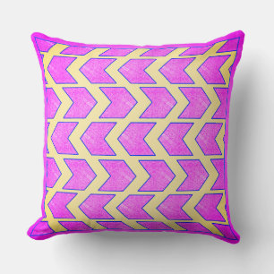 Light Purple Chevron Arrow Cushion