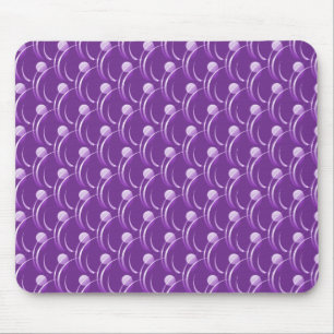 Light Purple Fancy Swirls Mousepad