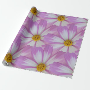Light purple flower wrapping paper