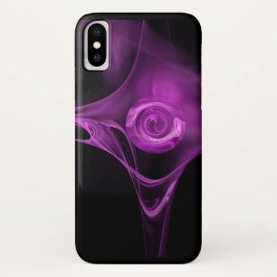 LIGHT PURPLE FRACTAL ROSE Case-Mate iPhone CASE