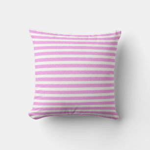 Light Purple Geometric Stripes Cushion