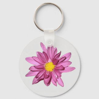 Light Purple Gerbera Keychain