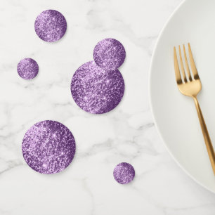 Light Purple Glitter Confetti