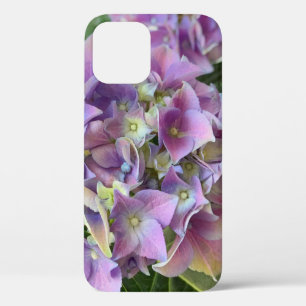 Light purple hydrangea iPhone 12 case