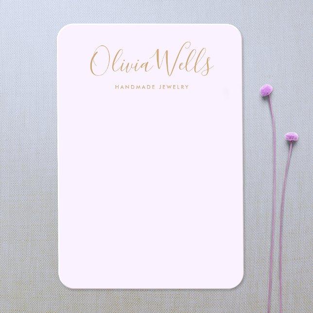 Light Purple Lavender  Gold Earring Display Card (Creator Uploaded)