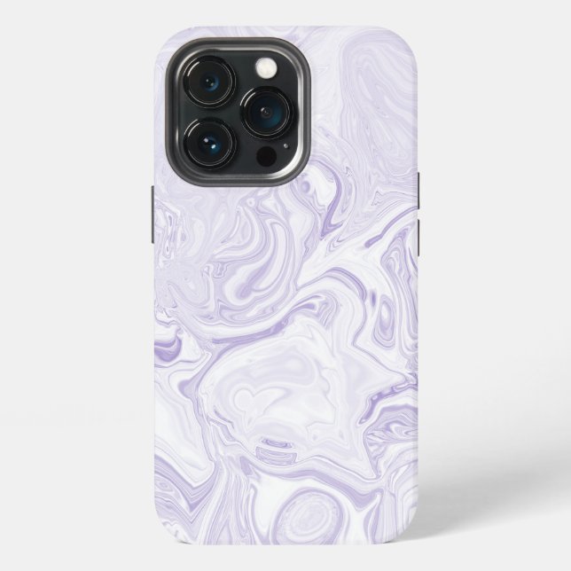 Light Purple Marble iPhone Case (Back)
