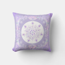 light purple snowflake & glittering heart
